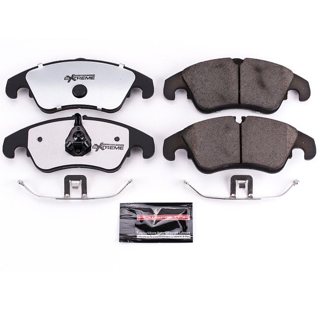 Power Stop Z26-1322 Front Z26 Carbon-Fiber Ceramic Brake Pads For A4, A4 Quattro, A4 allroad, A5, A5 Quattro, A6, A6 Quattro, A7 Quattro, Q5, S4, S5, allroad [Model Specific]