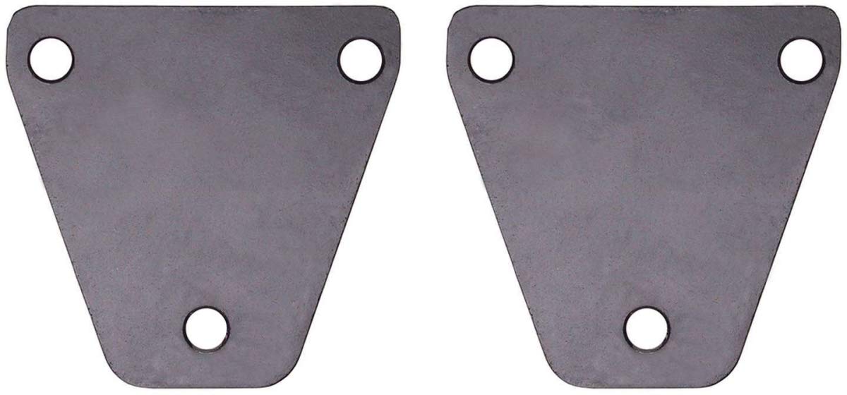 Trans-Dapt 0.187 in. Thick Steel Standard Motor Mount Shim for Chevy Bolt Pattern, Natural - Pack of 2