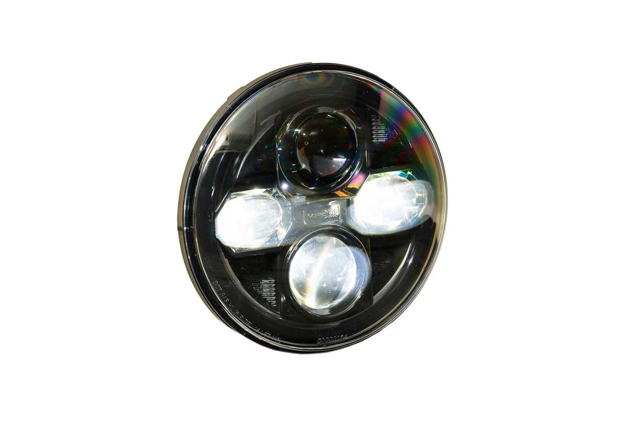 Sealed7 2.0 Morimoto LED Headlight Housing Replacement, Universal 7 Inch Round, BI-LED Ultra Bright Upgrade with Switchback DRL’s, Flicker & Error Free, Plug and Play Assembly, DOT Approved (1x LF271)