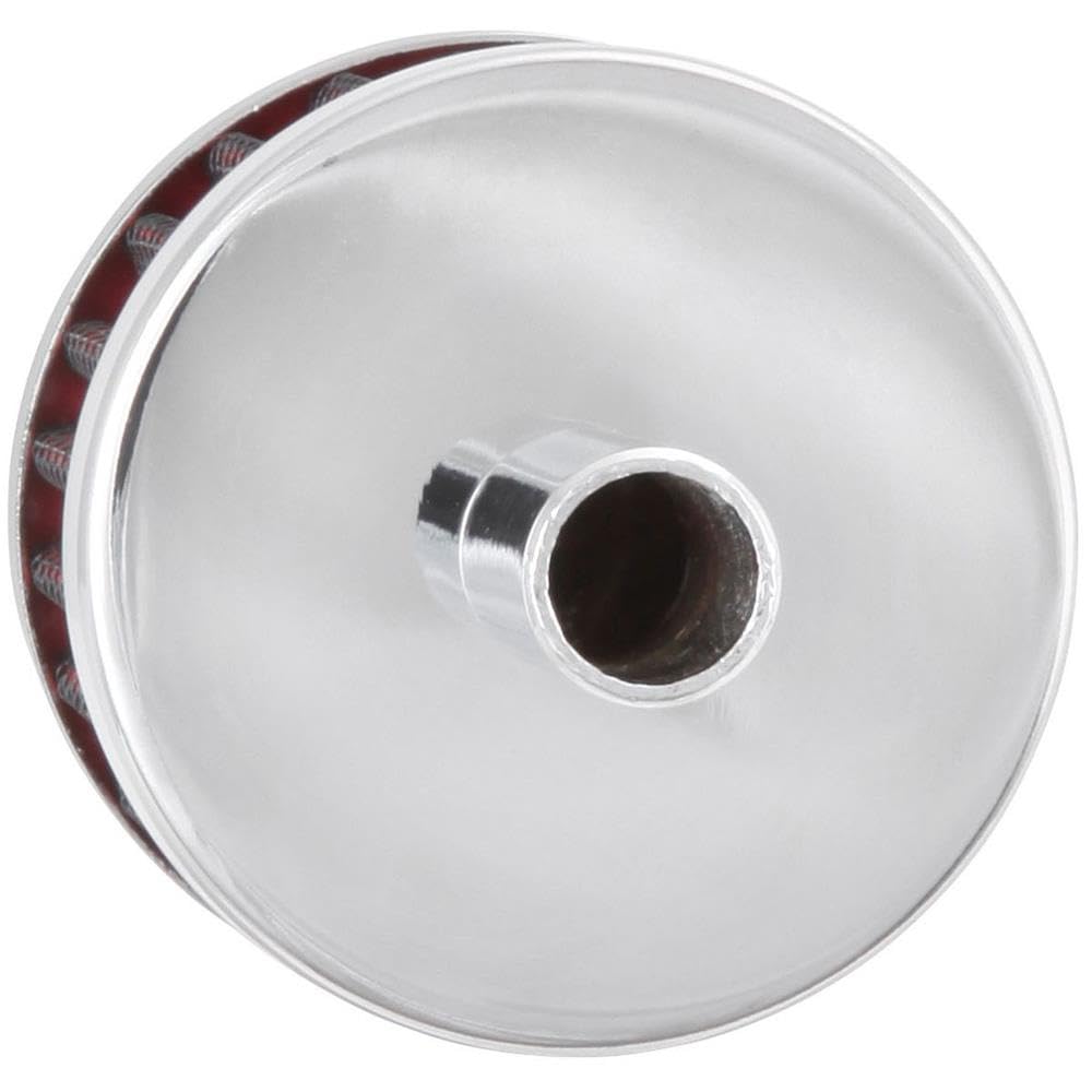 K&N Air Filter/Breather Vent: High Performance, Premium, Washable, Replacement Engine Filter: Filter Height: 1.5 in, Flange Length: 0.875 in, Shape: Breather, 62-1100