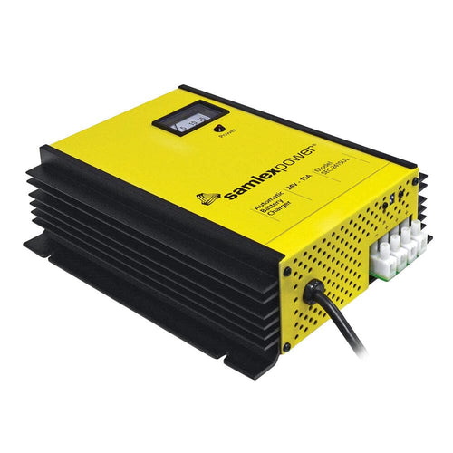 15A Samlex Battery Charger - 24V - 3-Bank - 3-Stage w/Dip Switch & Lugs