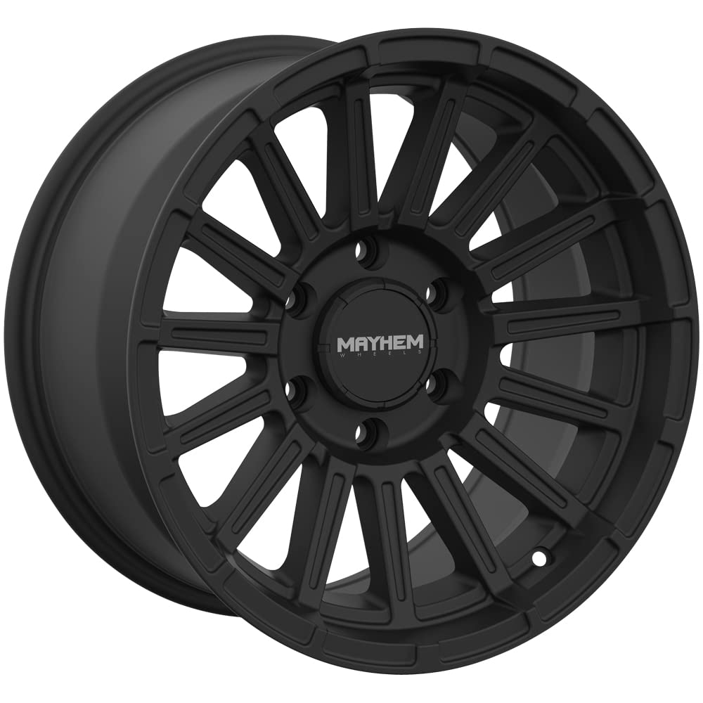 8309 Mayhem Granite Satin Black Wheel (17 x 9. inches /6 x 135 mm, 0 mm Offset)