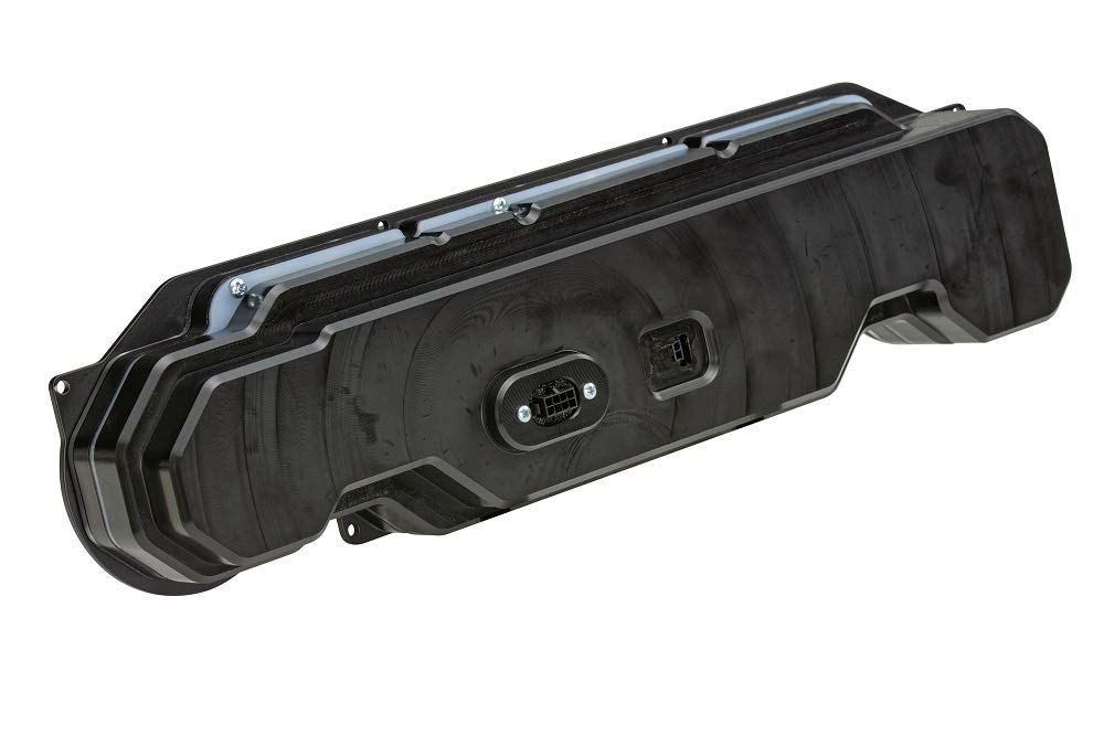 Dakota Digital HDX-64F-FAL-K Analog Gauge System Compatible with 1964-65 Ford Falcon, Ranchero and Mustang Black Alloy