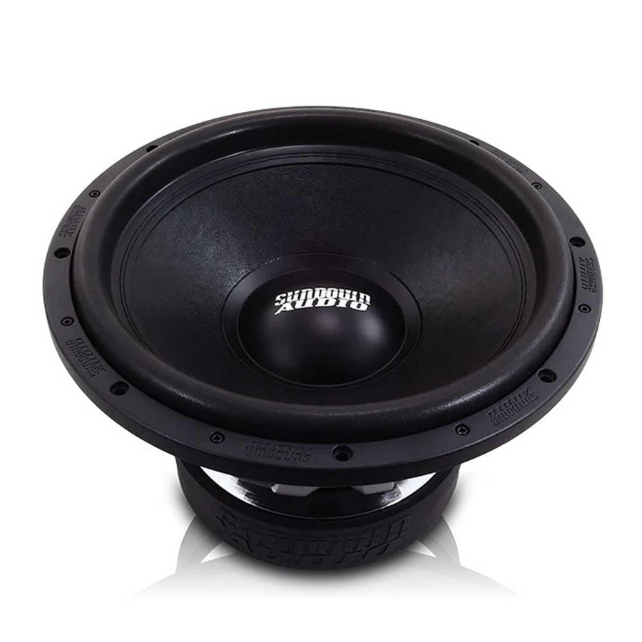 U-15 v.2 D2 Sundown Audio 15" Subwoofer – 2000W RMS/4000W Peak, Dual 2-Ohm, 3" Copper VC, 30mm Xmax, SPL Competition Ready, Heat-Vented Cast Frame, Ported Enclosure Optimized
