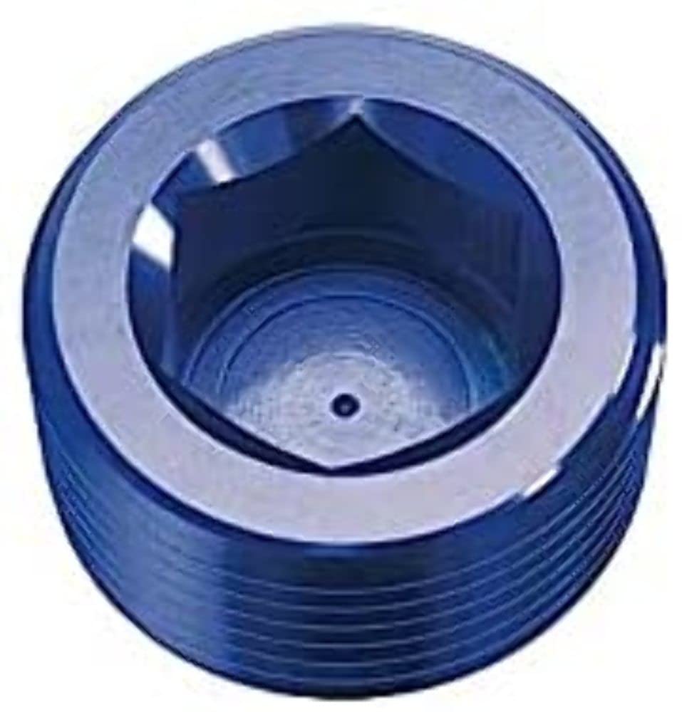 Red Horse RHP932-01-1 Performance 0.06 in. NPT Hex Head Pipe Plug, Blue - Size -01 - Pack of 2
