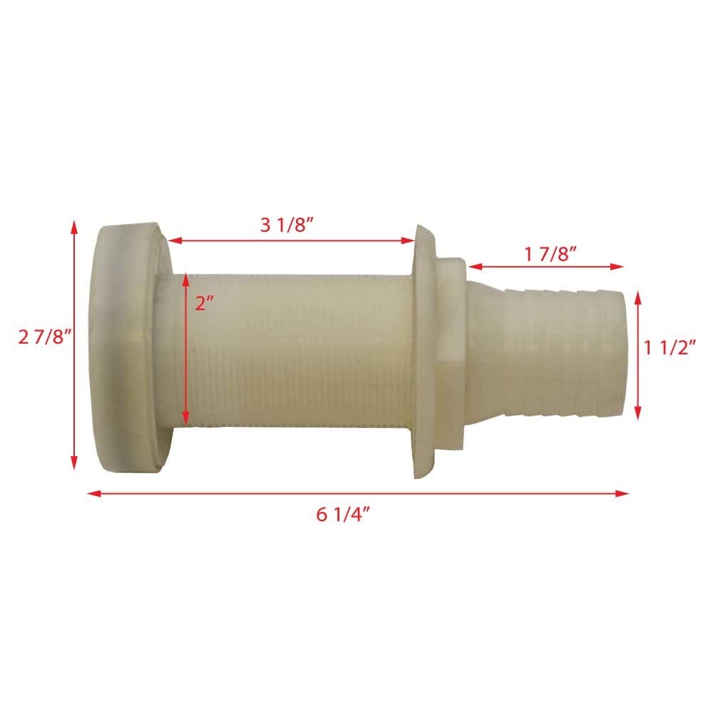 Scupper attwood 1-1/2 Thru Transom