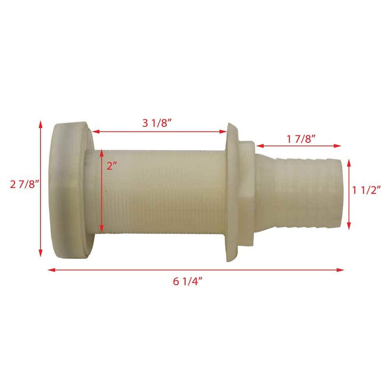 Scupper attwood 1-1/2 Thru Transom