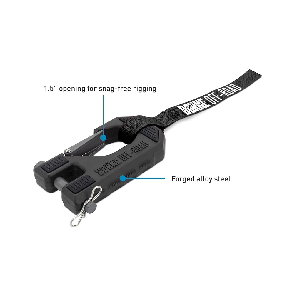 Hawse Fairlead Borne Off-Road Black