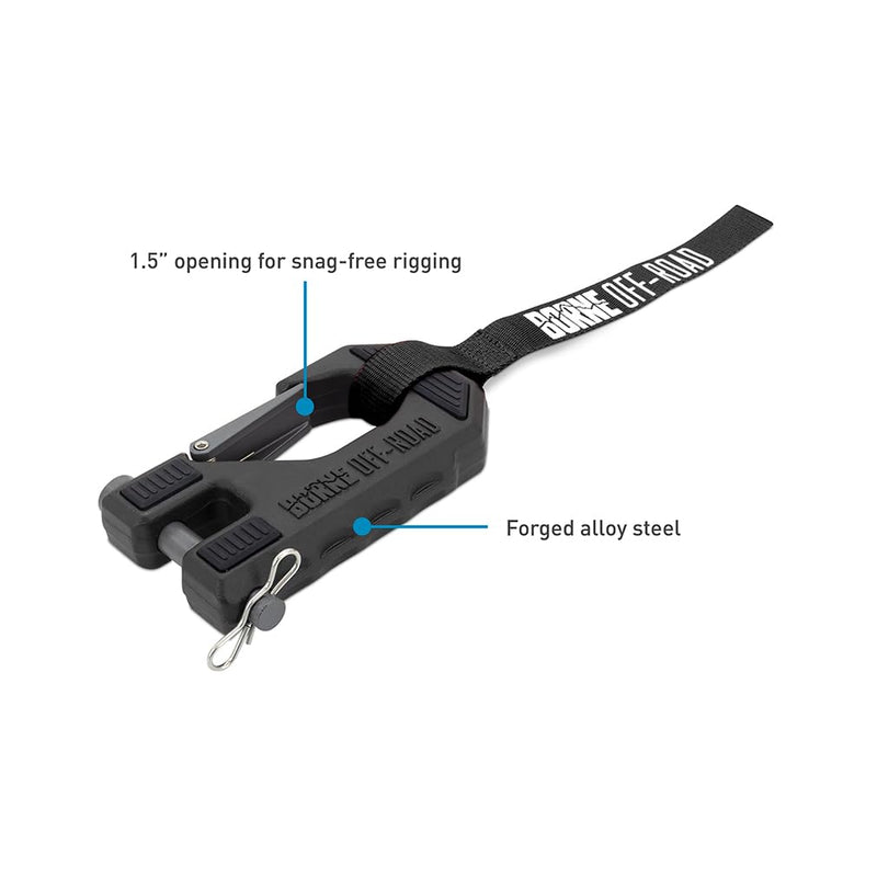Hawse Fairlead Borne Off-Road Black