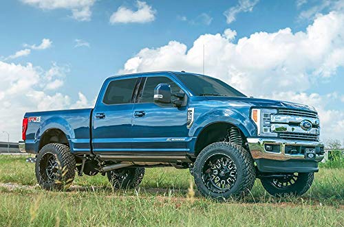 D611 FUEL STROKE 20x9, Bolt Pattern: 8x6.5, Offset: 1, GLOSS BLACK MILLED, set of 1