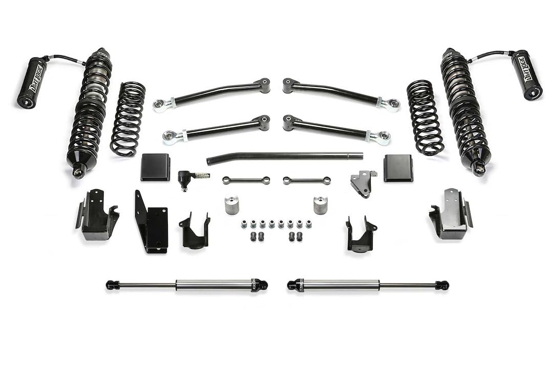 20-22 Jeep JT Fabtech 4WD Gas 5" Trail w/DLSS 2.5 Coilover Resi & RR DLSS (K4219DL)
