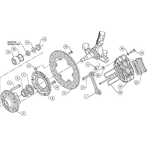 Brake Kit Wilwood 140-14421-DN