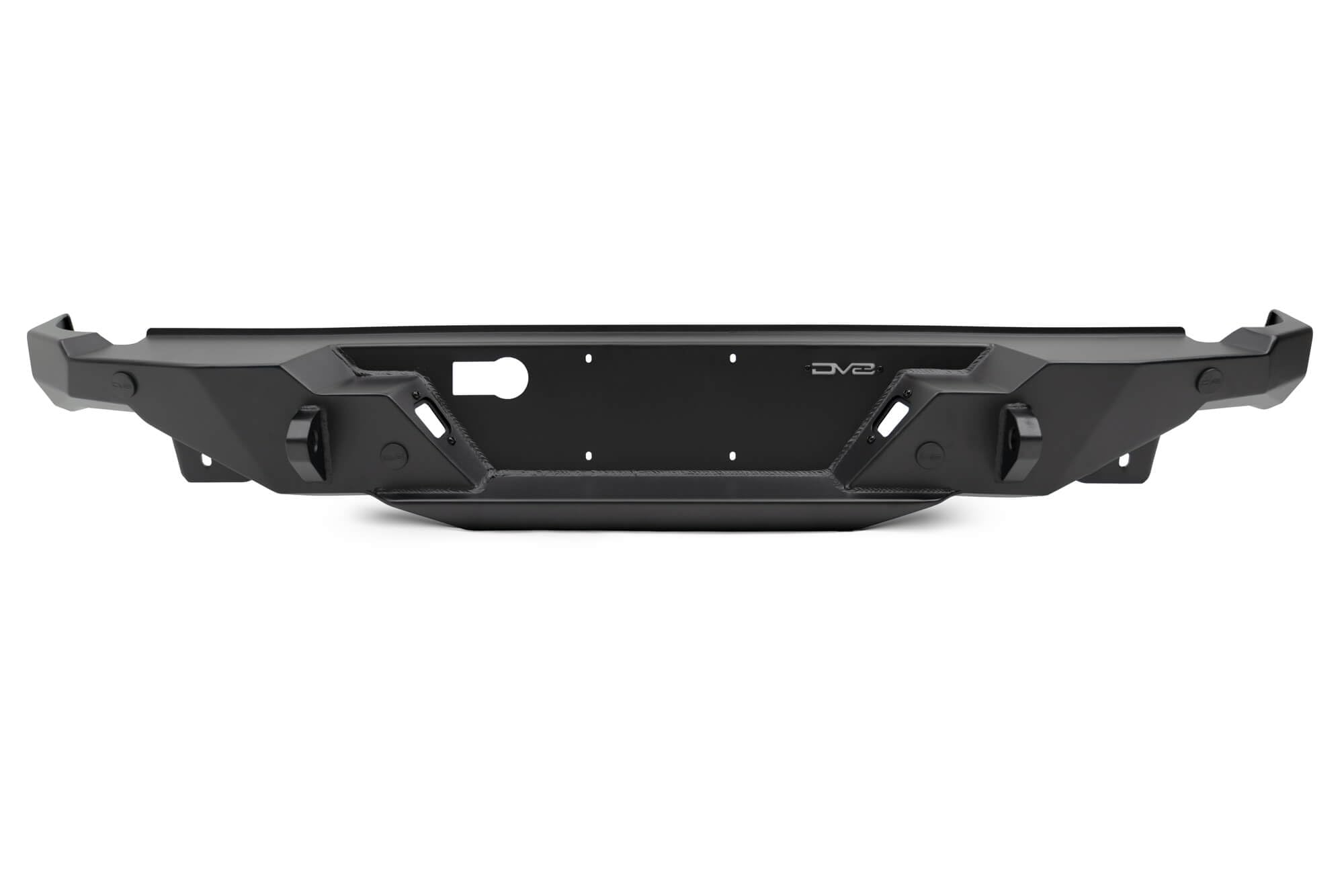 FS-15 Series DV8 Offroad Rear Bumper for the 2020-2025 Jeep Gladiator JT | 1” Thick Mounts for ¾” D-Ring Shackles with ⅞” Pins | Mount for OEM Trailer Wiring Harness & Connector