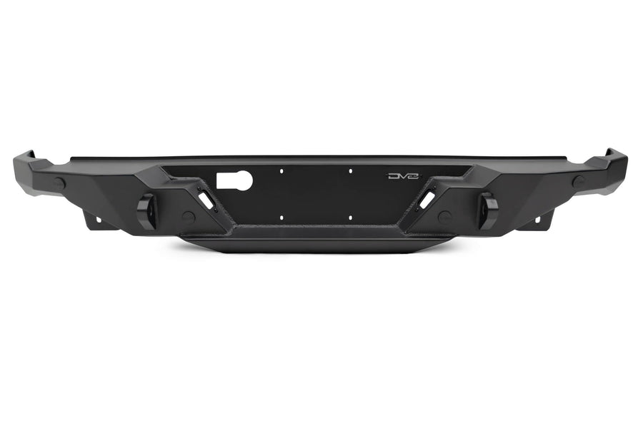 FS-15 Series DV8 Offroad Rear Bumper for the 2020-2025 Jeep Gladiator JT | 1” Thick Mounts for ¾” D-Ring Shackles with ⅞” Pins | Mount for OEM Trailer Wiring Harness & Connector