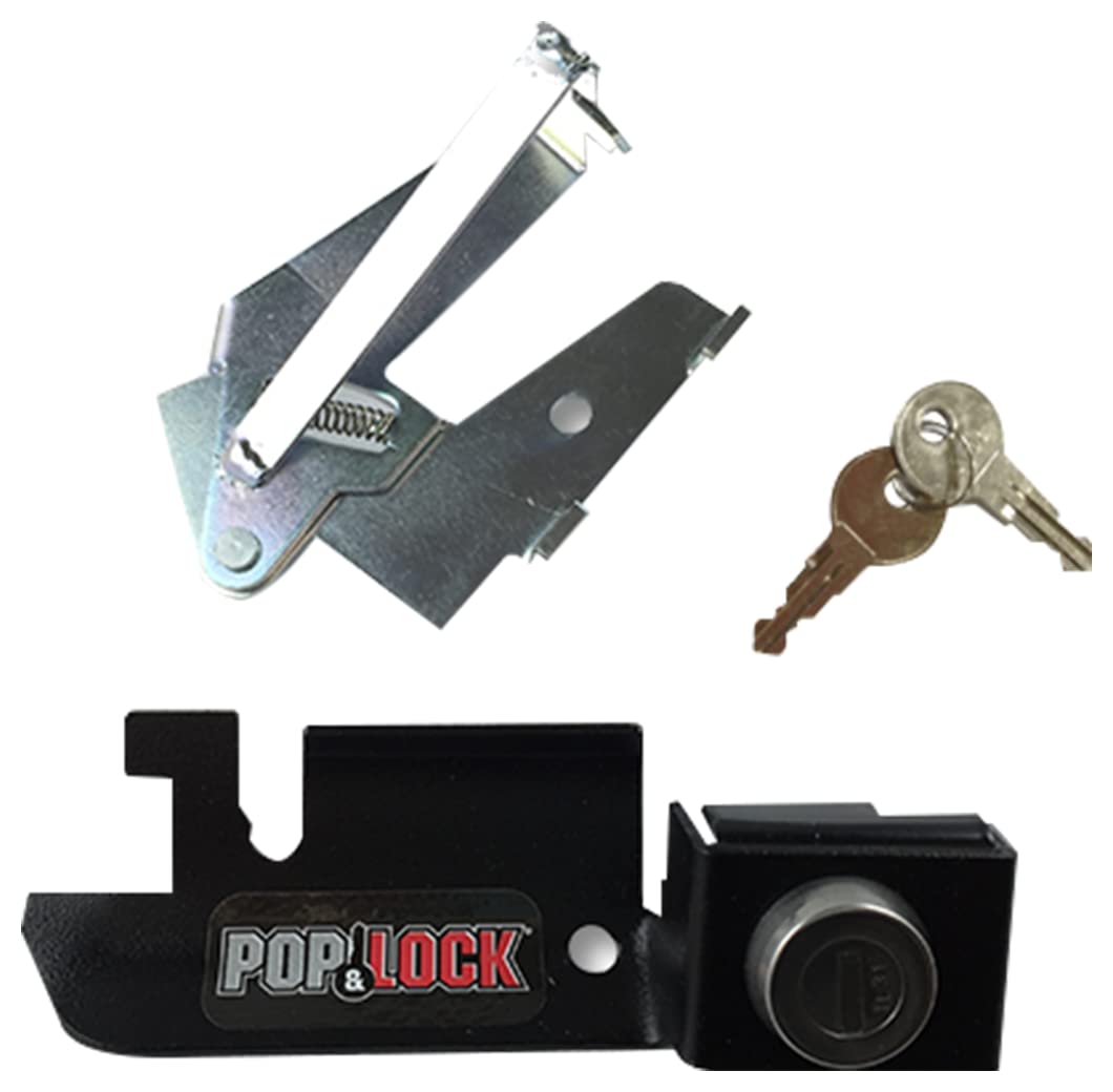 Pop & Lock Black PL2300 Manual Tailgate Lock (Works only with Factory Steel Handle)