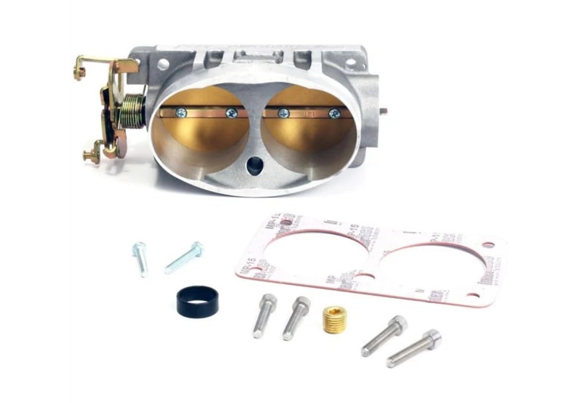 Twin BBK 1711 65mm Throttle Body - High Flow Power Plus Series for Ford 4.6L-4V Cobra, V-10 F-Series, Excursion, Mustang Mach 1 and Bullitt