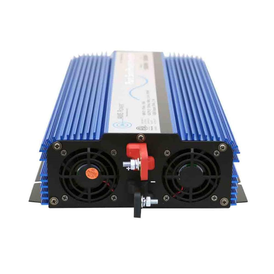 1500 Watt AIMS Power, 3000 Watt Peak, Pure Sine DC to AC Power Inverter, USB Port, 2 Year Warranty, Optional Remote, Listed to UL 458
