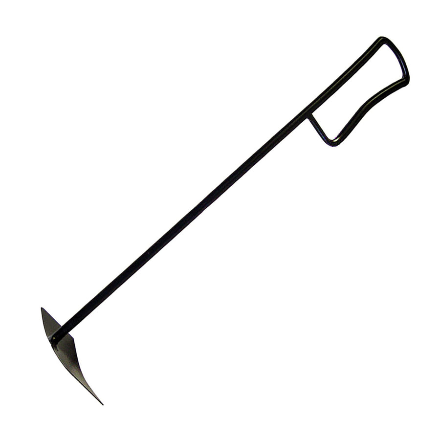 Bayou Classic Steel Ash Rake 500-586 Features Long Steel Handle w/ Curved End Perfect For Charcoal Grills Smokers and Fire Pits