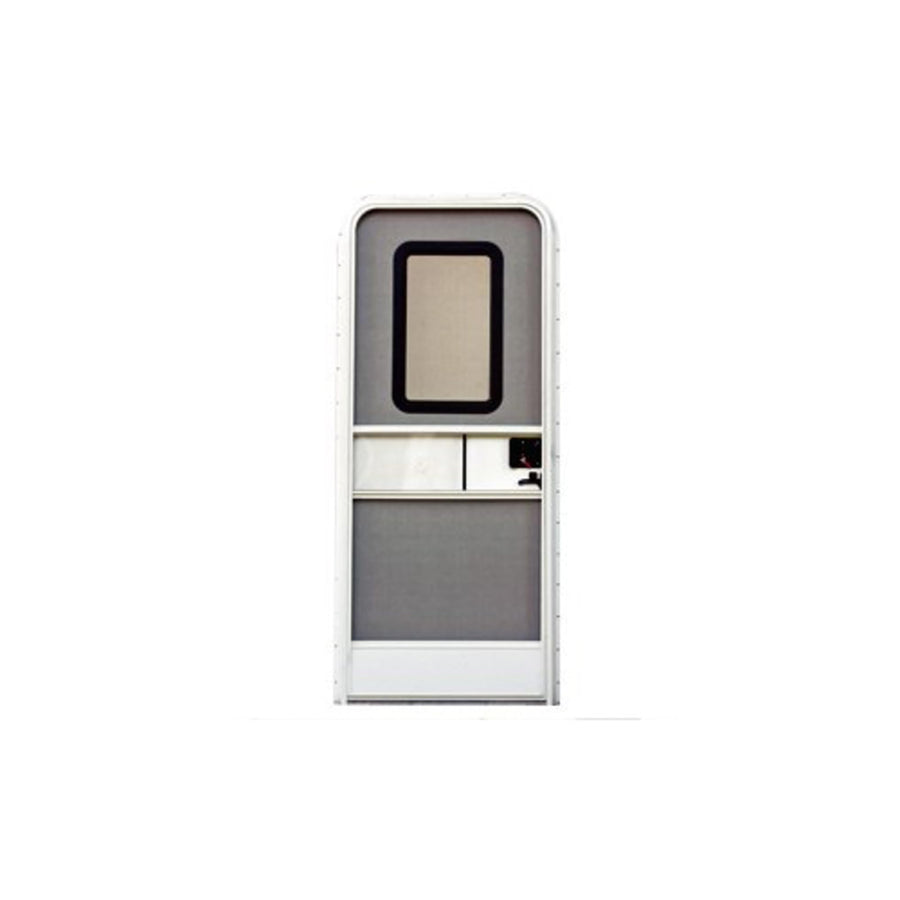 Motorized RV AP Products Radius Entrance Door - 24" x 72", Polar White