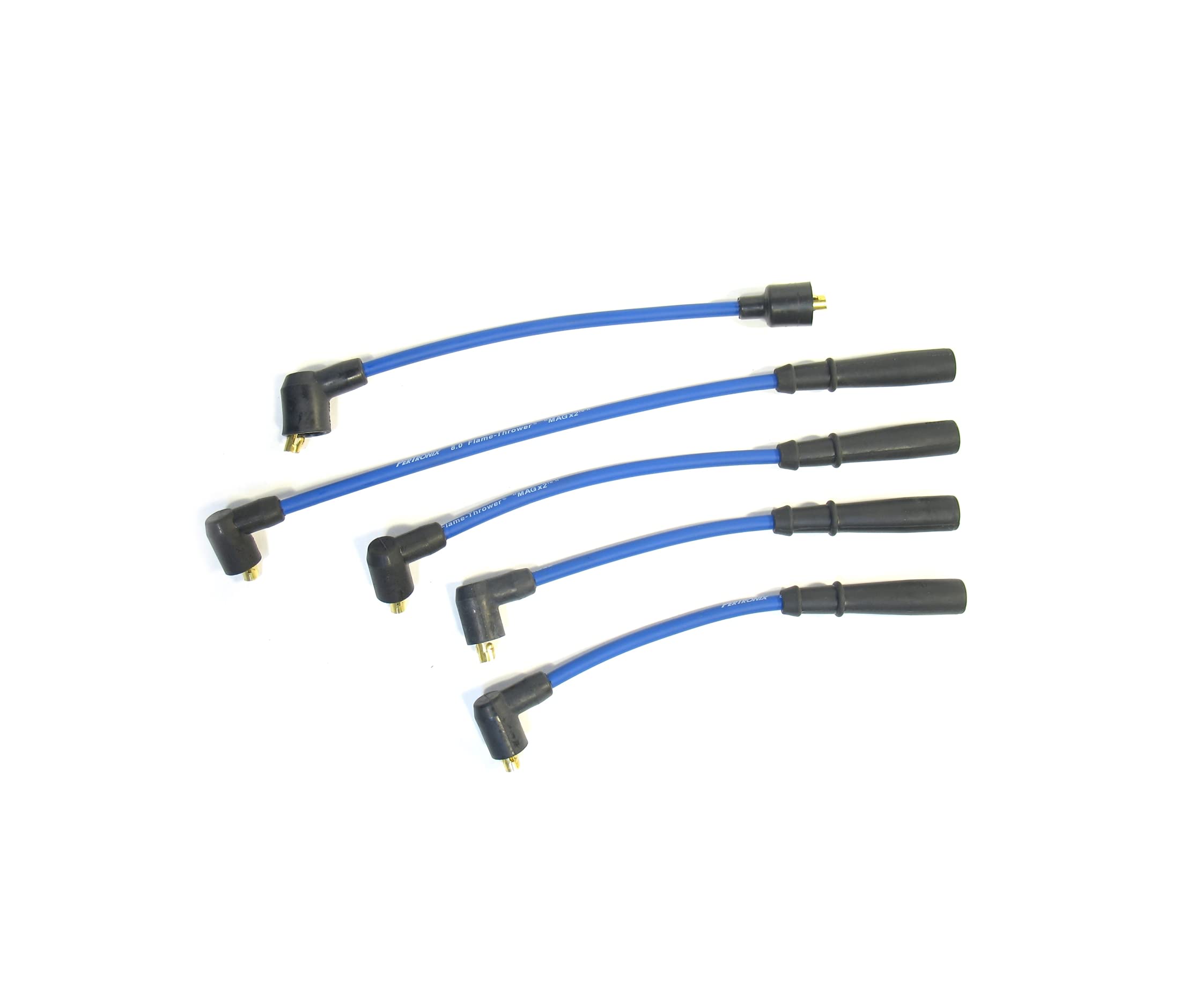 804310 Pertronix Flame-Thrower Blue 8mm 4 Cylinder Spark Plug Wire