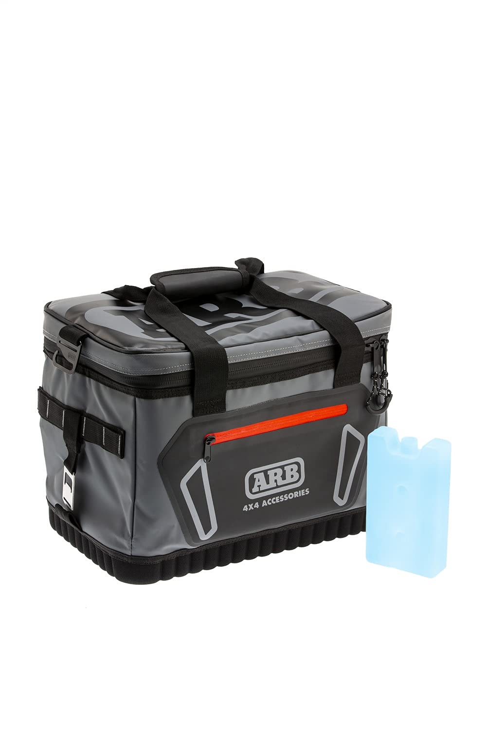 Collapsible ARB 10100376 Cooler Bag with Plastic Ice Cooler Brick to Retain Ice for up to 12 Hours That Folds Flat