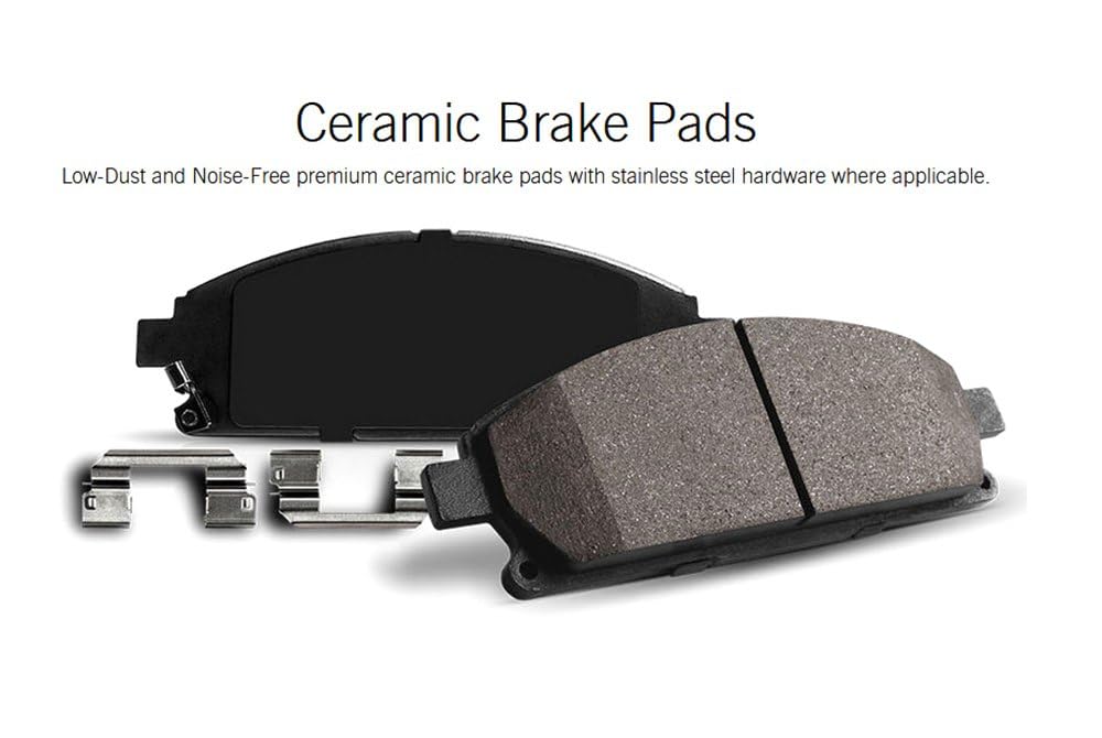 Brake Kit Power Stop Front and Rear For Scion xD 2008-2014 [Model Specific] Replacement Brake Rotors and Drums with Brake Pads and Shoe KOE15259DK
