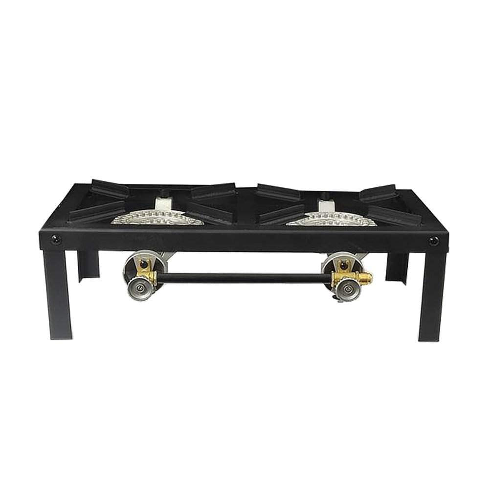 F235830 Basecamp 2 Burner Angle Iron Stove, Multi
