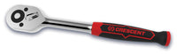 Crescent 72 Tooth 3/8" Drive Quick Release Dual Material Teardrop Ratchet 10-3/4" - CRW7