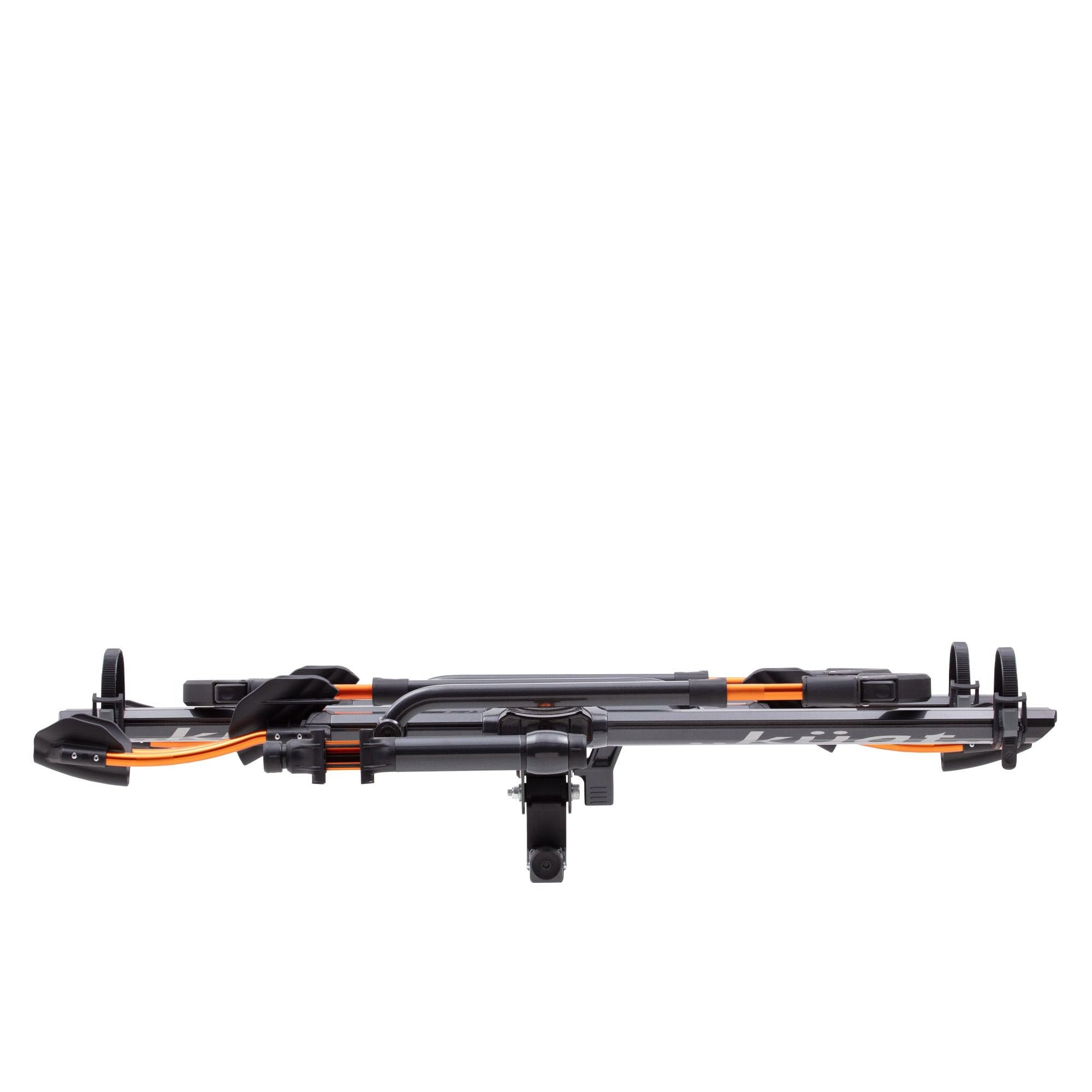KUAT Add-On NV 2.0-2" - +1 -Bike Rack | Increases The 2" NV 2.0 to a 3-Bike Hitch Rack | Rugged All-Metal Construction | E-Bike Compatible | Gray Metallic and Orange Anodize (NA21G)