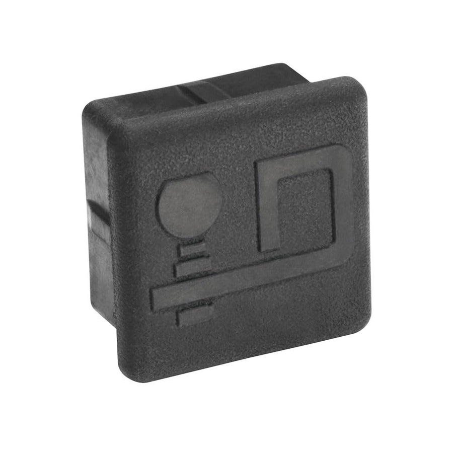 Rubber Draw-Tite Economy Receiver Tube Cover with D Logo for 2-Inch Square Receivers