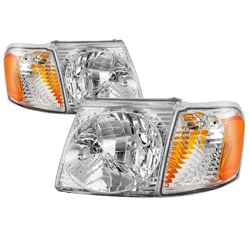 OEM Style Xtune Headlights (HD-JH-FEXP01-ST-C) (Akkon)