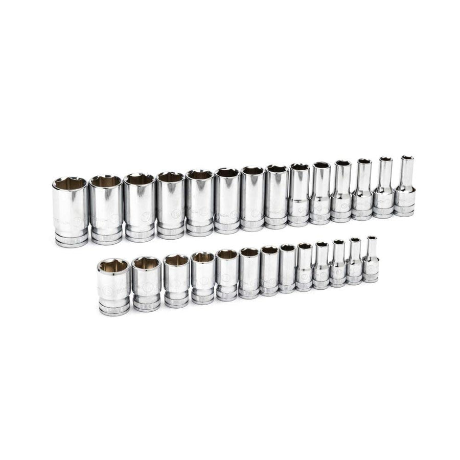 Set Skt Mid Lngth 1/4 3/8Dr 6Pt 27Pc Mm GEARWRENCH