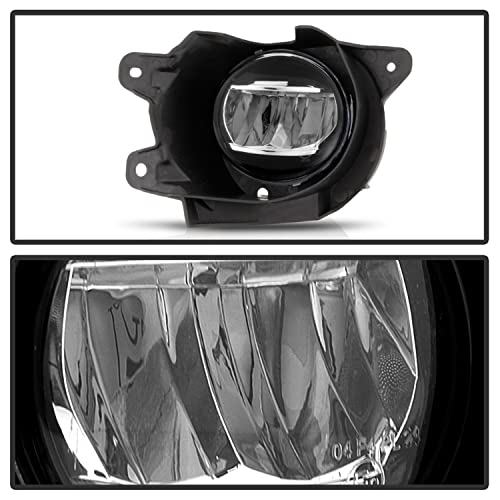 Toyota Sequoia 2018-2020 Spyder OEM Style LED Fog Lights w/OEM Fit Switch - Clear