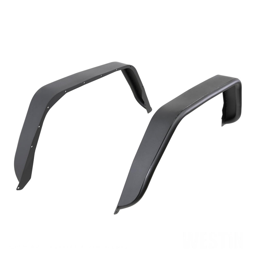 Westin Tube Fenders Rear 62-1065 Pair Steel Textured Black Finish Tube Fenders