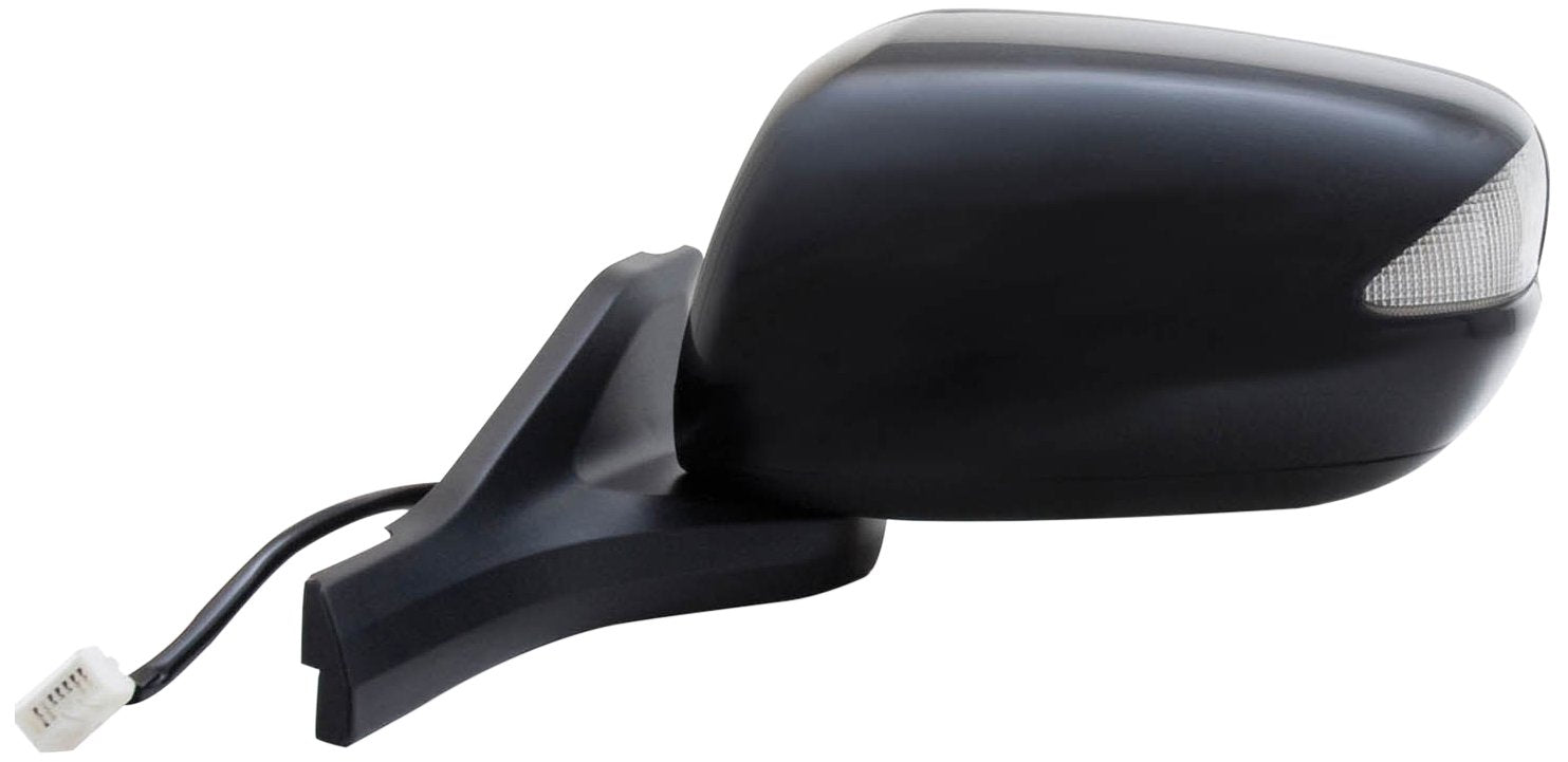 Honda Insight EX Driver Side OE Style Heated Power Replacement Mirror with Turn Signal, Black Fit System 63598H