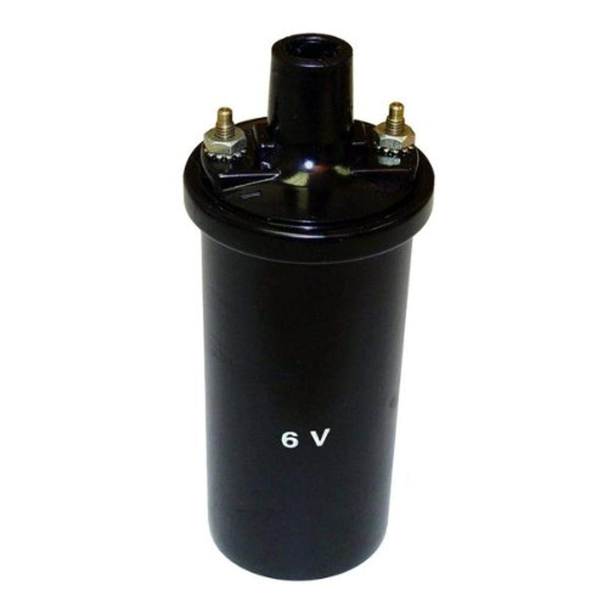 Omix-Ada 17247.01 | Omix Ignition Coil, 6 Volt | OE Reference: 649712 | Fits 1941-1958 Willys / Jeep