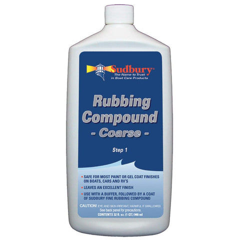 Rubbing Compound Coarse Sudbury - Step 1-32oz Fluid
