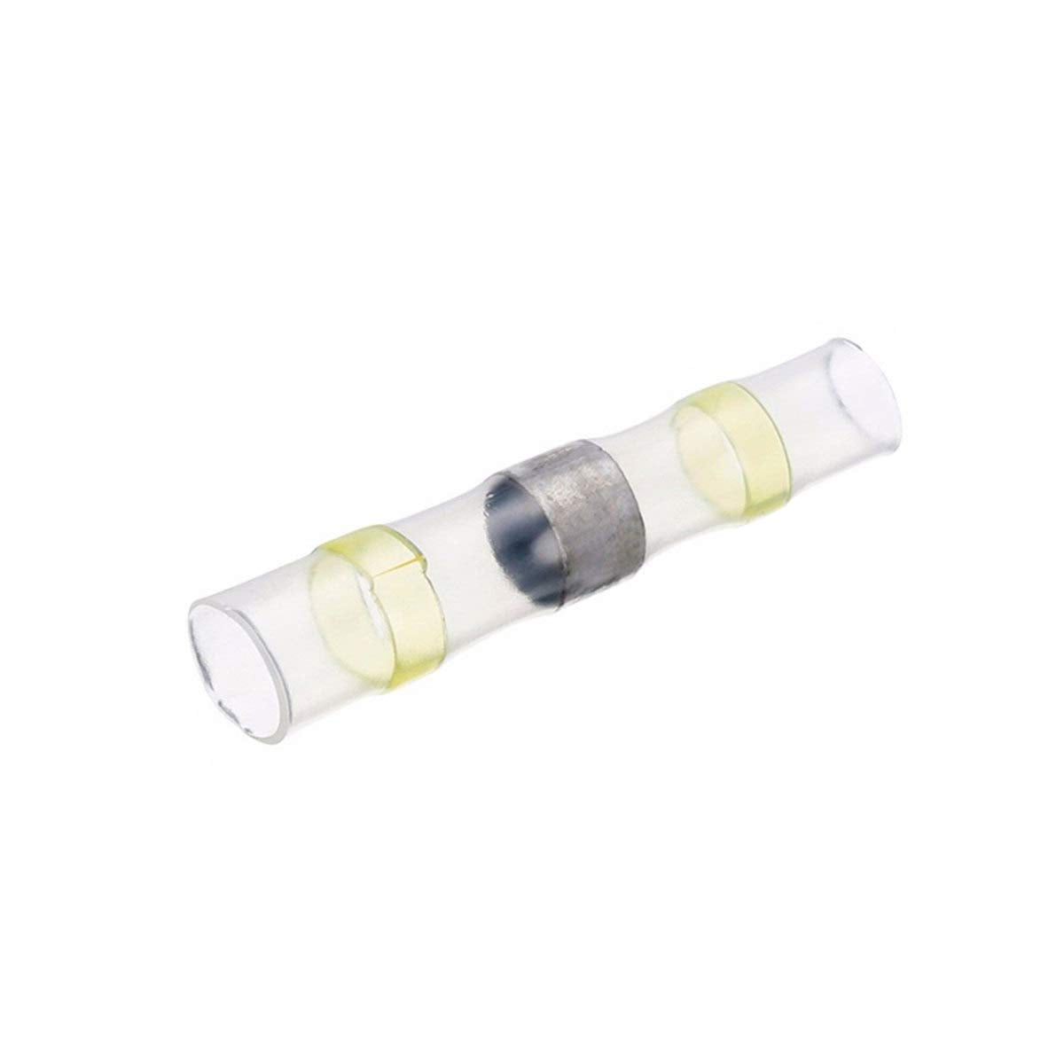 Metra Heat Shrink Yellow Butt Connector W/Solder 12/10 Ga - 10Pk InstallBay
