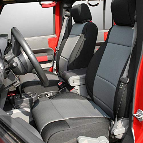 Seat Cover Kit, Black | Rugged Ridge | 13294.01 | Fits 2007-2010 Jeep Wrangler JK 2-Door