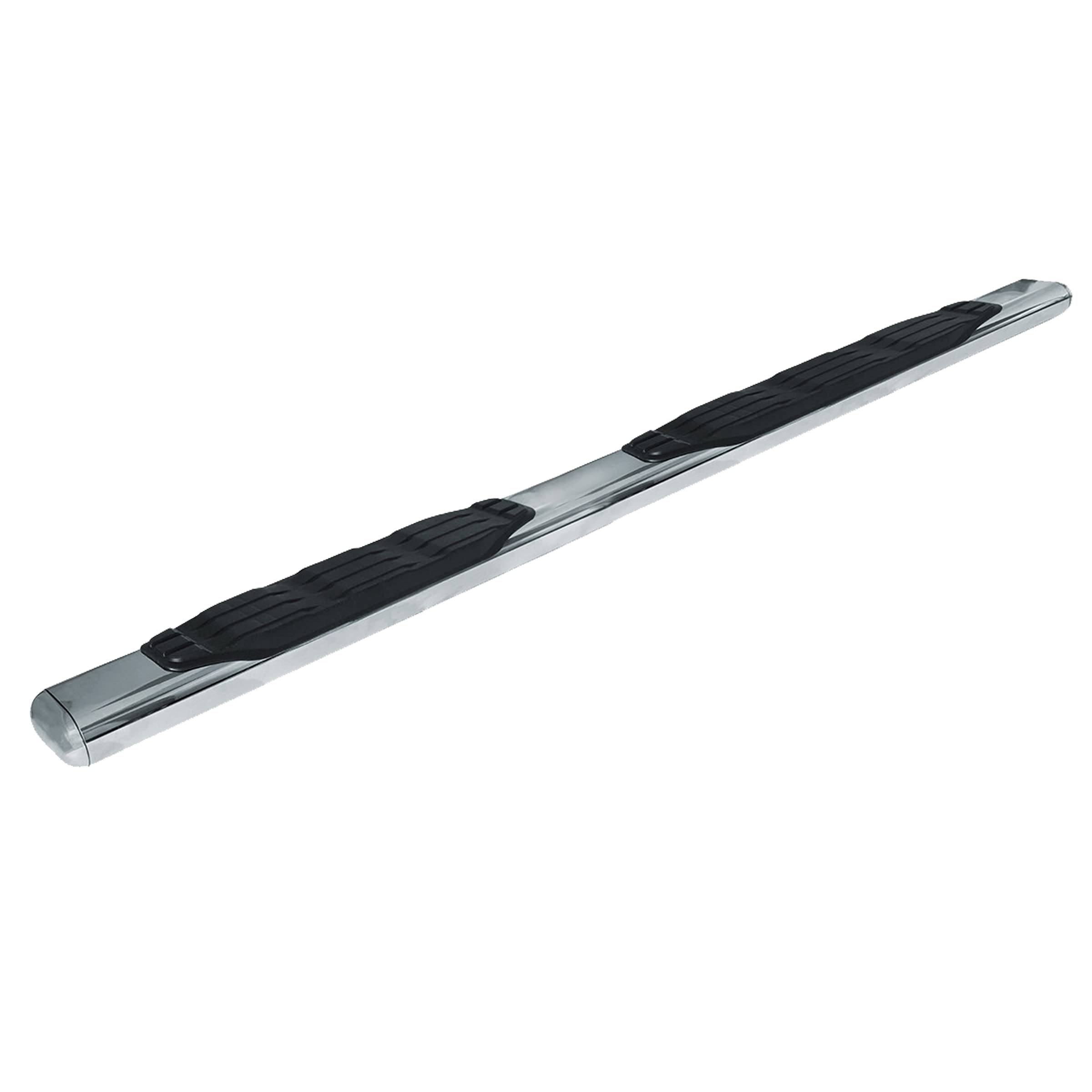 5" Oval Go Rhino 1000 Series Sidesteps & Brackets | Stainless Steel, Polished | 105412973PS | Fits 2021-2025 Ford Bronco 4-Door (Excludes Bronco Sport)