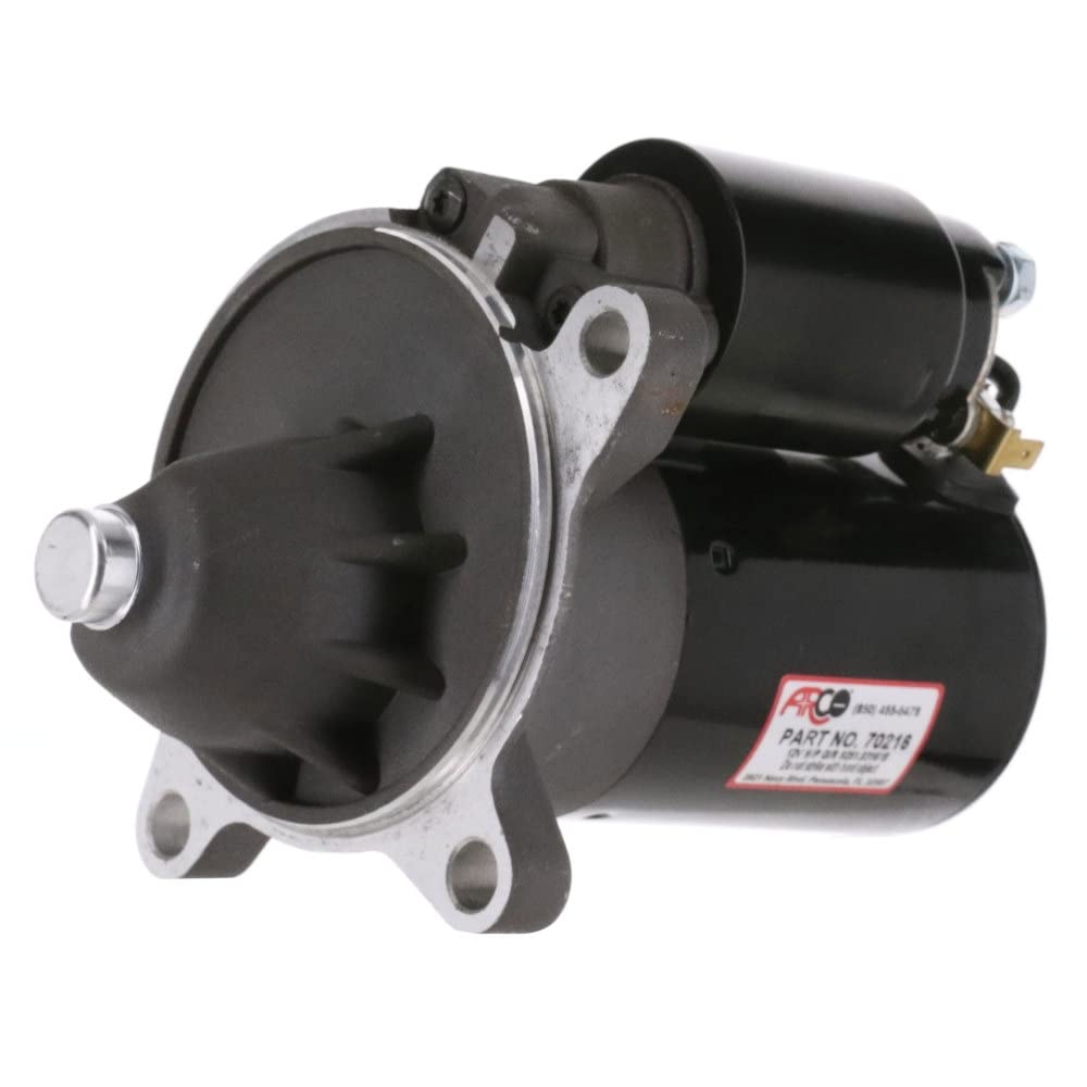 Inboard Starter Arco 70216 for 2.3L Ford Engines - 12 Volt, Clockwise Rotation