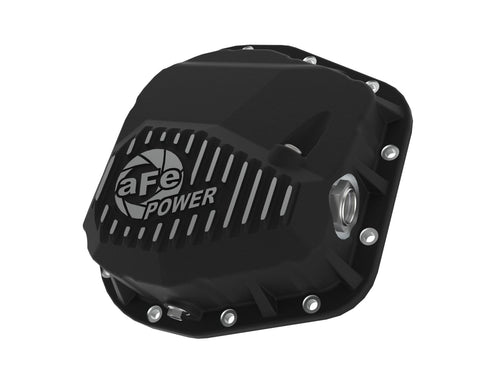 aFe POWER Rear Differential Cover Pro Series Black w/Machined Fins - #46-71320B - Ford F-150/Raptor 97-23 (9.75-12)