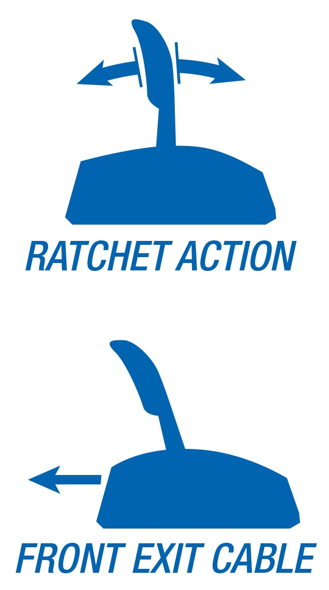 B&M Automatic Ratchet Shifter 81125 - Quicksilver Console