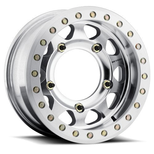 Method Race Wheels 15x5.5" Buggy Beadlock Raw Machined 5x205", 20mm offset 2.8" Backspace, MR10155519320B