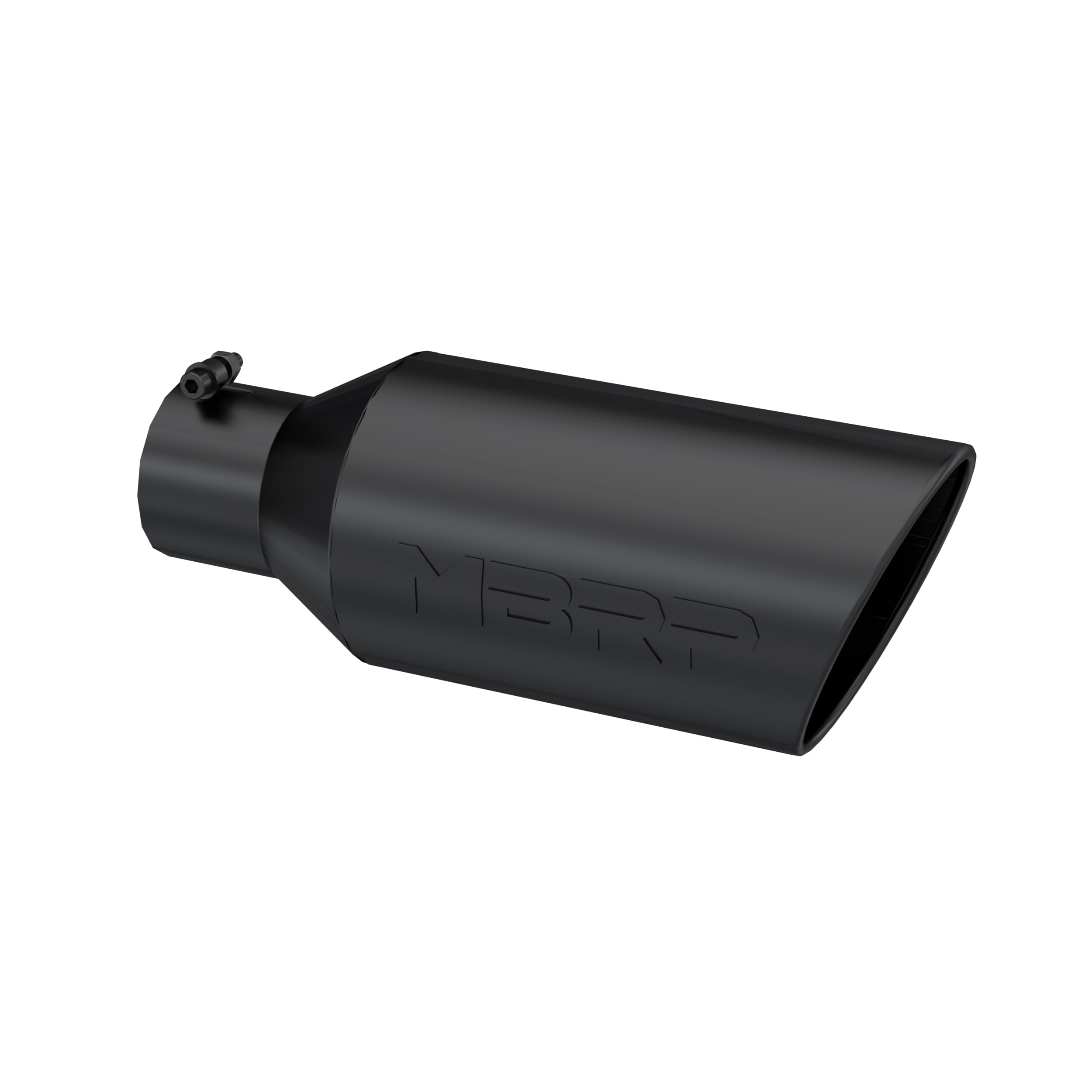 7" O.D. MBRP T5126BLK Exhaust Tip (Rolled End, 4" Inlet, 18" Long)