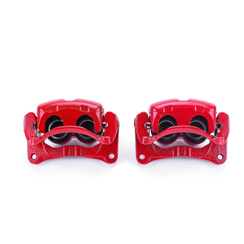 Power Stop S2920 Powder Coated Front Caliper Pair For Mitsubishi Endeavor 2004-2011 [Model Specific]