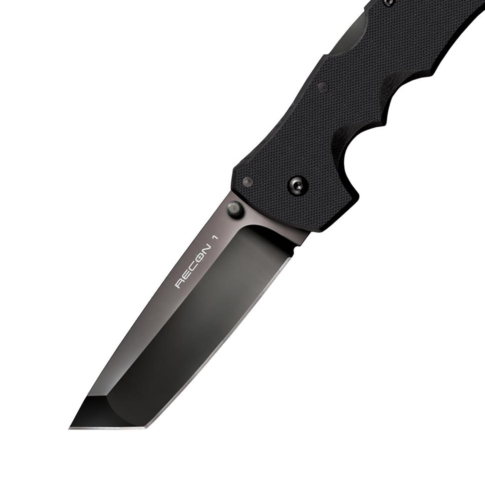 Recon 1 Series Cold Steel Tactical Folding Knife with Tri-Ad Lock and Pocket Clip - Made with Premium CPM-S35VN Steel, Tanto Plain Edge
