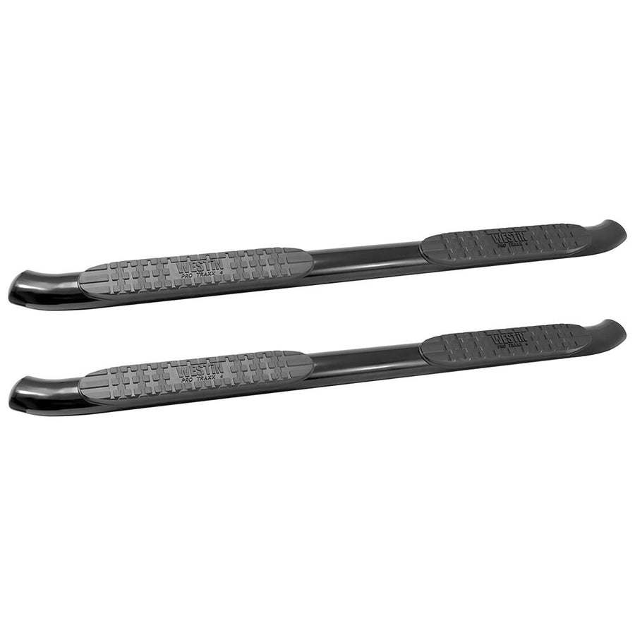 PRO TRAXX 4 Westin Oval Nerf Bars fits 2014-2018 Silverado Sierra 1500 2019 Silverado LD Sierra 1500 Limited 2015-2019 Silverado Sierra 2500 3500 Double Cab Black Pair
