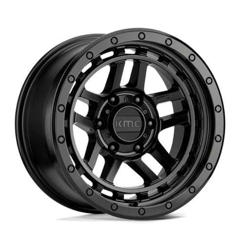Kmc Recon Km540 Wheel 17x8.5 6x139.7 Satin Black 18mm - FREE T-SHIRT INCLUDED!