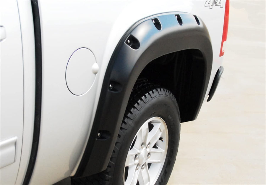 Lund Elite Series Black Rivet Style Textured Rear Fender Flare - 2 Piece RX109TB